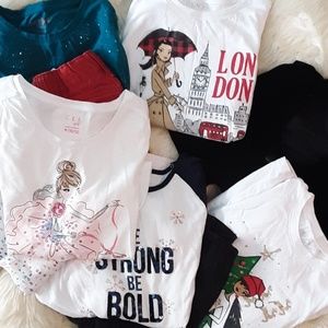 Girl's lot of fall clothes 9 pieces